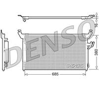 DENSO Radiatore motore DRM40029