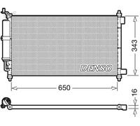 Condensatore radiatore climatizzazione R 134a DCN46020 DENSO per NISSAN NOTE