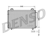 Condensatore radiatore climatizzazione R 134a DCN50024 DENSO per TOYOTA AVENSIS