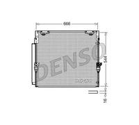 Condensatore, impianto di climatizzazione DENSO DCN50036