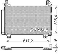 Condensatore radiatore climatizzazione R 134a DCN50101 DENSO per TOYOTA YARIS