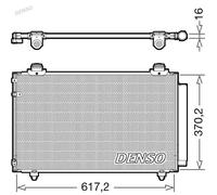 Denso Condensatore climatizzazione DCN50112 R 134a con essicatore per TOYOTA
