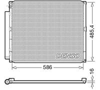Condensatore, impianto di climatizzazione DENSO DCN50113