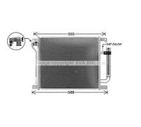 PRASCO DN5467D Condensatore climatizzatore