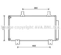 AVA Quality Cooling Condensatore climatizzatore HD5247D per HONDA