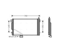 Condensatore, impianto di climatizzazione AVA COOLING MSA5200D AVA