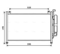 PRASCO MZA5236D Condensatore climatizzatore