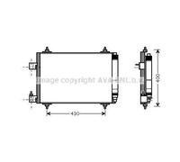 PRASCO PEA5286D Condensatore climatizzatore