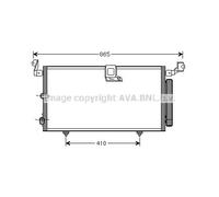 Condensatore, impianto di climatizzazione AVA COOLING TO5384D