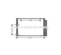 PRASCO TO5429D Condensatore climatizzatore