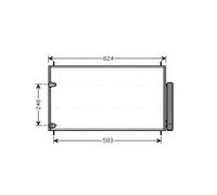Ava Cond. Toyota Auris 06- Toa5405D