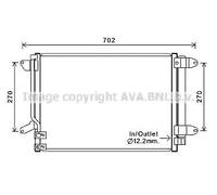 PRASCO VN5330D Condensatore climatizzatore