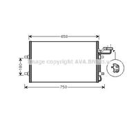 PRASCO VO5140 Condensatore climatizzatore