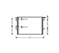 PRASCO RTA5382 Condensatore climatizzatore