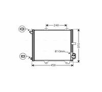 Condensatore, impianto di climatizzazione AVA COOLING SZ5088 AVA