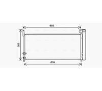 PRASCO TO5737D Condensatore climatizzatore