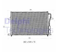 Condensatore radiatore climatizzazione TSP0225275 DELPHI