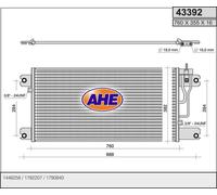 Condensatore SCANIA P,G,R,T - series R 500 368kw 04-