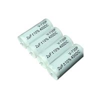 Condensatore senza elettrodi accoppiato a divisione di frequenza con perno in rame da 10 pezzi 735P 2UF 400V DC