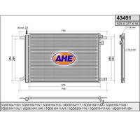 Condensatore SKODA OCTAVIA III Combi 5E5 2.0 TDI 110kw 12-