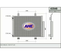 Condensatore SUZUKI SWIFT IV FZ,NZ 1.3 DDiS (AZG 413D) 55kw 10-