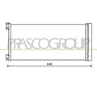 PRASCO FT900C001 Condensatore climatizzatore