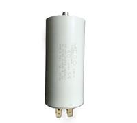 Condensatore universale a capicorda 40 uF - Condensatore permanente per apparecchi elettrici - 450 V - Dimensioni 45 x 96 viti M8 dado e capicorda - Adatto per elettrodomestici - Fabbricazione europea