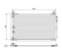 VALEO 822670 Condensatore climatizzatore