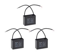 Condensatore Ventilatore Soffitto CBB61 2 Fili 6uF 450V AC Condensatori Film 3pz