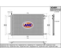 Condensatore VW GOLF VII 5G1,BQ1,BE1,BE2 1.6 TDI 4motion 77kw 12-