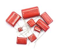 Condensatori 10 pezzi 63V 100V 250V 400V 450V 630V 2000V Condensatore film di polipropilene 101 103 104 105 125J 221 222 223 224 225 332 333 334 Elementi di accumulo di energia (Size : 250V105J 15MM