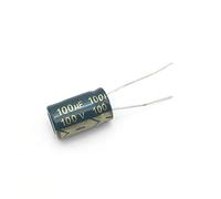 Condensatori 10 pezzi Condensatore elettrolitico in alluminio 100uf 100V 10 * 17mm Componenti condensatore elettrolitico radiale ad alta frequenza Componente