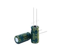 Condensatori 10 pezzi Condensatore elettrolitico in alluminio 330uF 35V 10 * 13mm Componenti condensatore elettrolitico radiale ad alta frequenza Componente