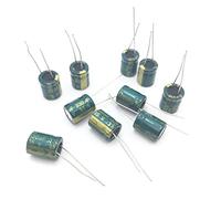 Condensatori 10 pezzi Condensatore elettrolitico in alluminio 330uF 35V 10 * 13mm Condensatore elettrolitico radiale ad alta frequenza Dispositivi elettronici