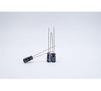 Condensatori 100 pezzi 25V1000UF 10 * 17 filtro in linea condensatore elettrolitico in alluminio) Componente (Size : 25V22UF25/K)