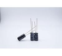 Condensatori 100 pezzi 25V470UF 8 * 12 filtro in linea condensatore elettrolitico in alluminio) Componente (Size : 25V100UF)