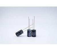 Condensatori 100 pezzi 25V470UF 8 * 12 filtro in linea condensatore elettrolitico in alluminio) Componente (Size : 25V470UF)