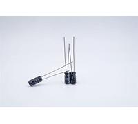 Condensatori 100 pezzi 25V470UF 8 * 12 filtro in linea condensatore elettrolitico in alluminio) Componente (Size : 25V10UF)
