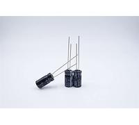 Condensatori 100 pezzi 50V4.7UF 5 * 11 filtro in linea condensatore elettrolitico in alluminio) Componente (Size : 50V47UF)