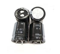 Condensatori 12PCS-2PCS 80V2200UF 2200UF 80V Condensatori elettrolitici in alluminio 25 * 30MM Elementi di accumulo di energia (Size : 6PCS)