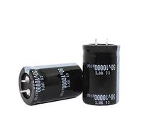 Condensatori 1PCS 50V 80V 63V 100V 450V 10000UF Condensatore elettrolitico in alluminio radiale 20% di tolleranza Elementi di accumulo di energia (Size : 80V10000UF 35X50mm)