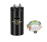 Condensatori 1PCS Condensatore elettrolitico Bullone 250V10000UF 63.5x130mm CD136 Condensatori vite CE105℃ con staffa Elementi di accumulo di energia