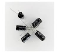 Condensatori 20PCS 50V 100uf 6 * 11m Componenti condensatore elettrolitico in alluminio Componente