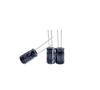 Condensatori 250V10UF 10 * 17 Condensatore elettrolitico in alluminio con filtro in linea) Componente (Size : 250V10UF)