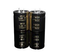 Condensatori 2PCS/10PCS Originale 450V 220UF Tubo Amplificatore Condensatore elettrolitico Audio ad alta Tensione KHzIgRdY (Size : One Size)