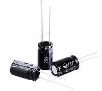 Condensatori 30 pz/lotto 25v 1000uf Condensatore elettrolitico in alluminio Specifica: 10 * 17 for componenti caricabatterie for veicoli elettrici Componente