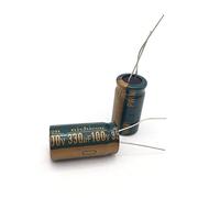Condensatori 5 pz Condensatore elettrolitico in alluminio 330 uF 100 V 13 * 20 mm frekuensi tinggi Componenti kapasitor elettrolitico radiale Componente
