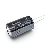 Condensatori 5 pz/lotto Condensatore Elettrolitico In Alluminio 63 V/1000 UF 63 V/1000 UF Condensatore Elettrolitico Dimensioni 16 * 25 mm Plug-in 63 V 1000 UF Elementi di accumulo di energia