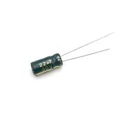 Condensatori 50 pezzi Condensatore elettrolitico in alluminio 22uF 50V 5 * 11 105C Componenti condensatore elettrolitico Componente