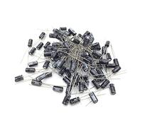 Condensatori 50 pz/lotto 47UF 16V 10mf 105C 4X7mm Condensatore Elettrolitico In Alluminio 16V47UF Piombo Radiale Elementi di accumulo di energia